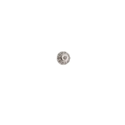 Piercing Haste Botão Cravejado 4mm