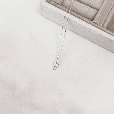 Colar Menino Com Zircônia Elo Cravejado 10mm 45cm