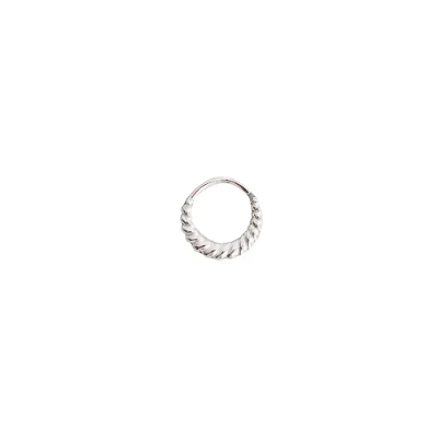 Piercing Argola Detalhado Torcido 12mm