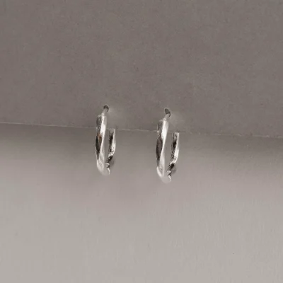 Argola Click Oval 15mm Fio Torcido