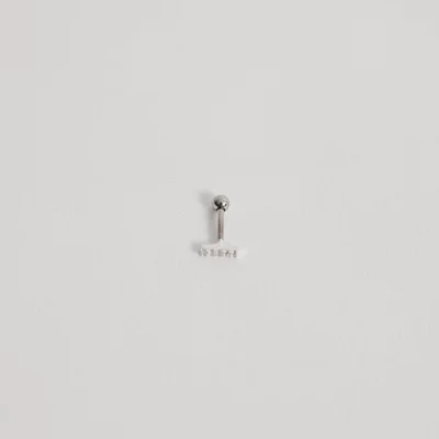 Piercing Haste Palito Cravejado 6mm