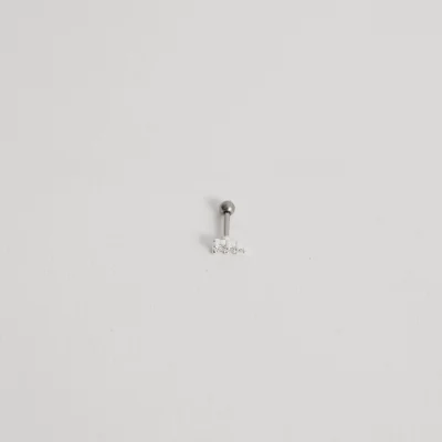 Piercing Haste 3 Zircônias 6mm