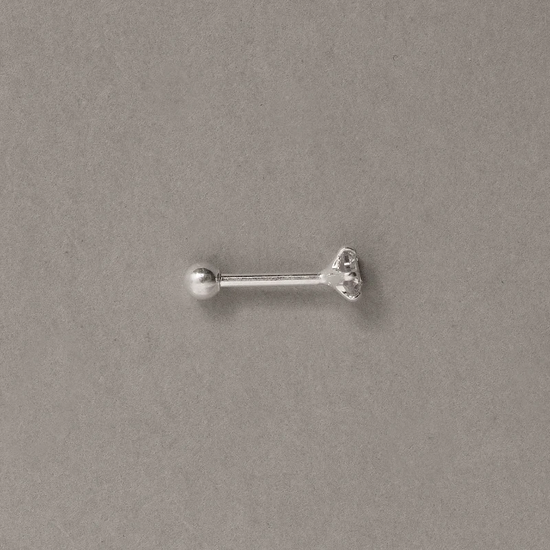 Piercing Haste Zircônia Redonda 4mm