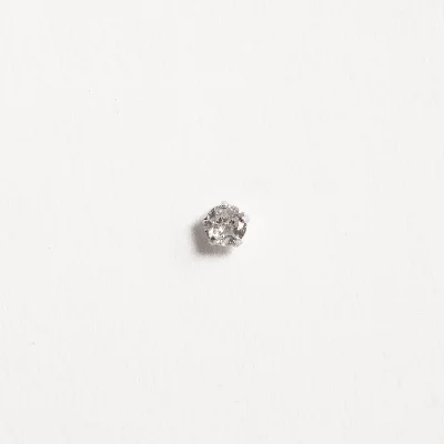 Piercing Haste Zircônia Redonda 4mm
