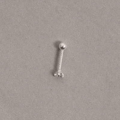 Piercing Haste Zircônia Redonda 4mm