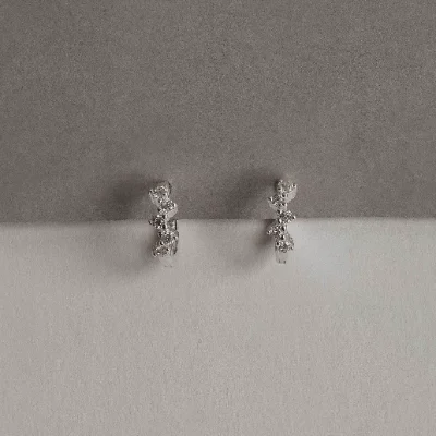 Argola Click 11mm com Zircônias Redondas