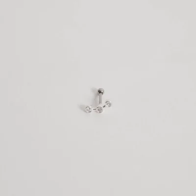 Piercing Haste Clubs 3 Zircônias 11mm