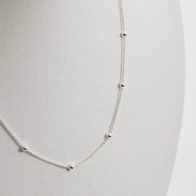 Corrente Pipoca Com Bolas 4mm 45cm