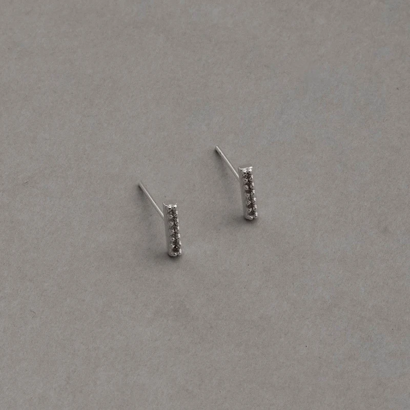 Brinco Palito Cravejado 8mm