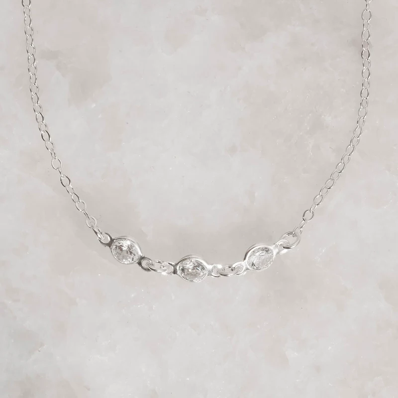 Pulseira Infantil Entremeio Zircônias 4mm 15cm