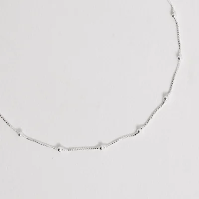 Pulseira Veneziana v12 Com Bolas 2mm 19cm