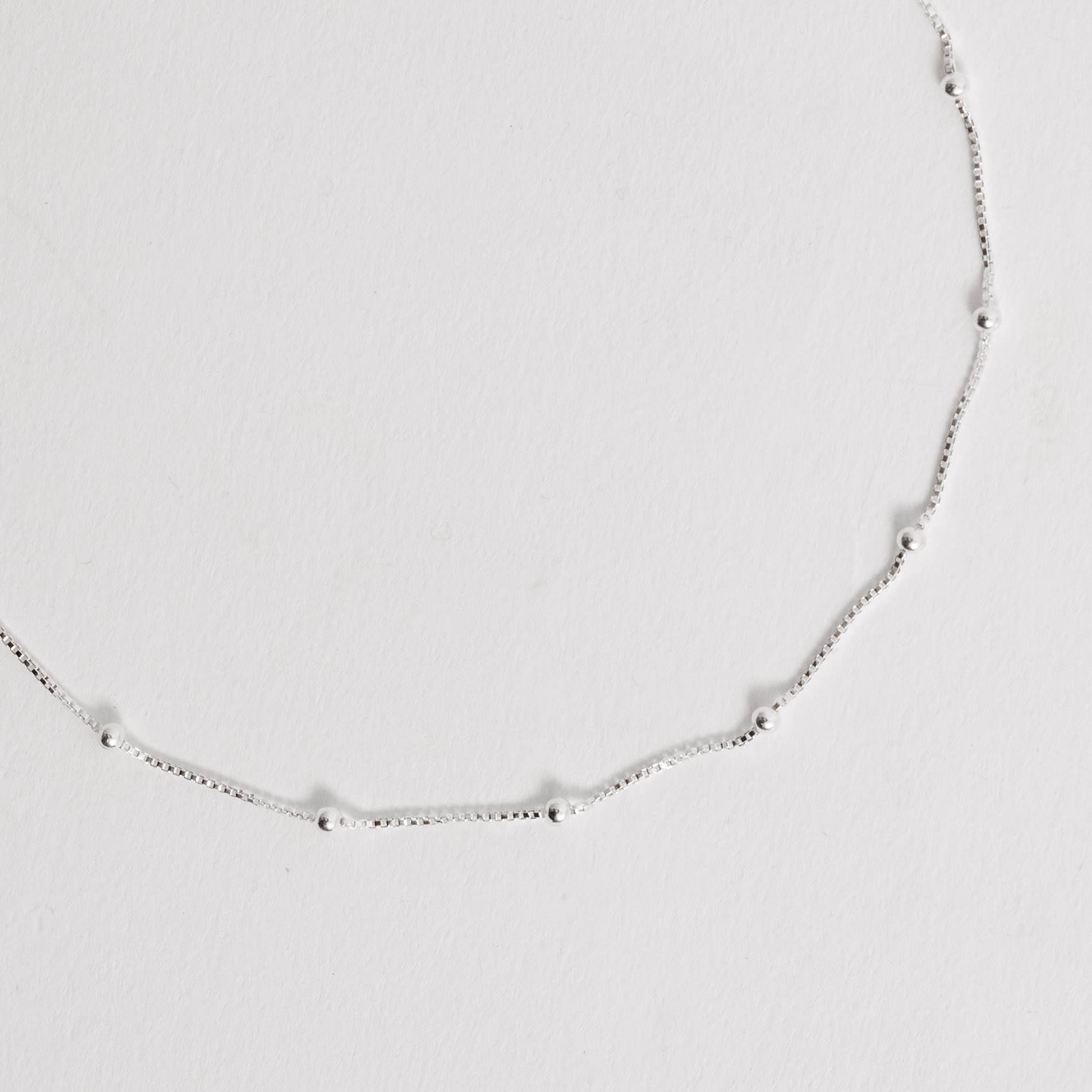 Pulseira Veneziana v12 Com Bolas 2mm 19cm