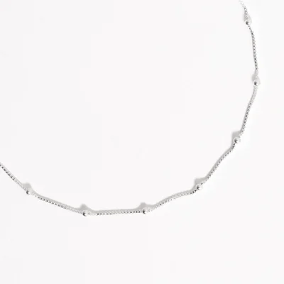 Pulseira Veneziana v12 Com Bolas 2mm 19cm