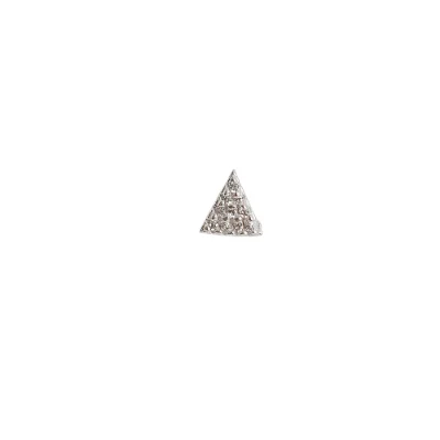 Piercing Haste Triângulo Cravejado 5mm